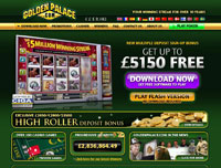 Golden Palace  Online Casino Lobby